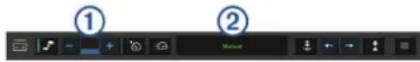 GARMIN GPSMap 12x2 Touch - Trolling Motor Control Bar - 1