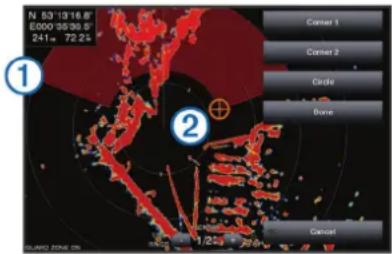 GARMIN GPSMap 12x2 Touch - Defining a Partial Guard Zone - 1