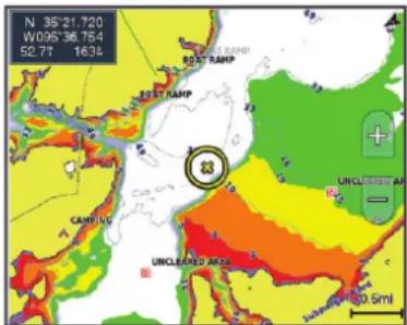 GARMIN GPSMap 12x2 Touch - Depth Range Shading - 1