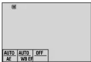 M AUTO AUTO OFF AE WB EF