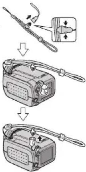 Diagram illustrating the step-by-step installation of a cable connector, showing disassembly and assembly steps.