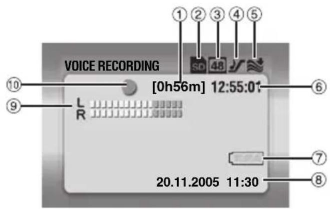 VOICE RECORDING [0h56m] 12:55:01 L R 20.11.2005 11:30