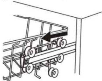 Esatto EDW7CS - Adjusting the upper basket height - 1