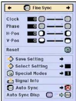 SHARP PG-M25X - Saving Adjustment Settings - 1