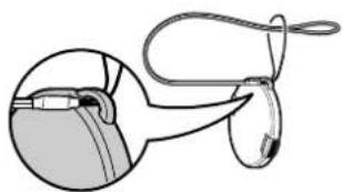 SHARP PG-M25X - Attaching the lens cap - 1