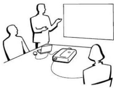 SHARP PG-M25X - Standard Setup (Front Projection) - 1