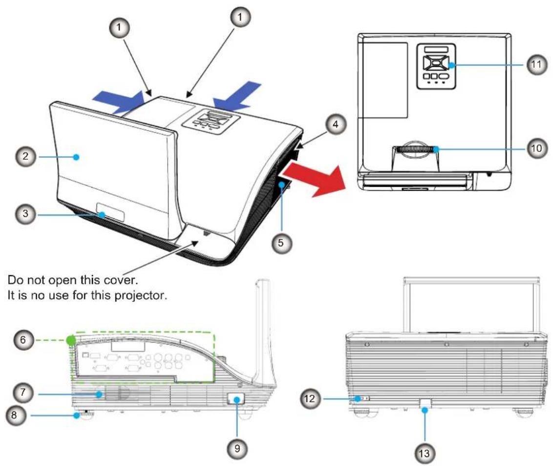 PANASONIC PT-CX300EA - Projector body - 1