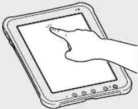 PANASONIC Toughbook A1 - Screen Input Operation - 1