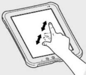 PANASONIC Toughbook A1 - Screen Input Operation - 3