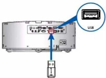 Christie DWX555-GS - Connect to the projector using WiFi or Ethernet - 2