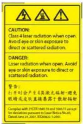 Christie DWX555-GS - Warning - 2