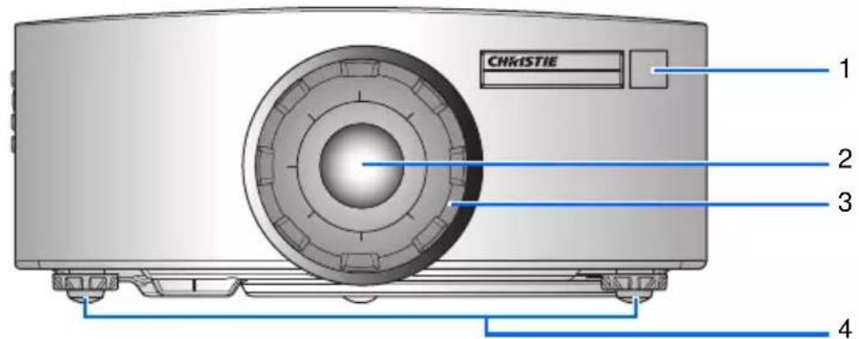 Christie DWX555-GS - Projector Components - 1