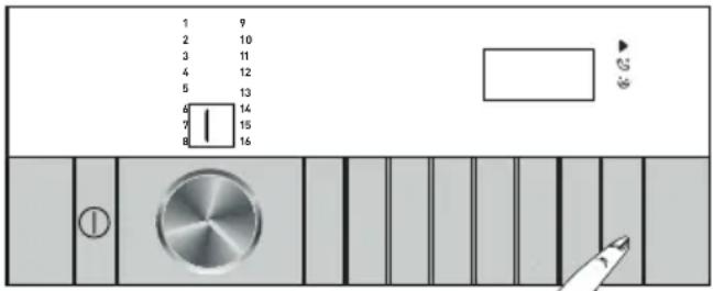 GRUNDIG GWN68430PLE - Przełączanie pralki w tryb pauzy: - 1