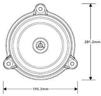 201.2mm 195.3mm