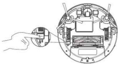 LENOVO E1-L - Włącz przełącznik zasilania na spodzie robota - 1
