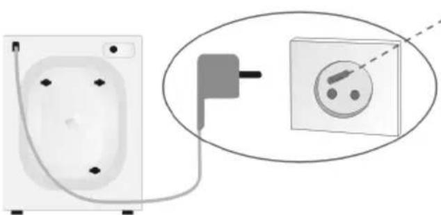AMICA EAWM6102SL - Podłączenie zasilania elektrycznego - 1
