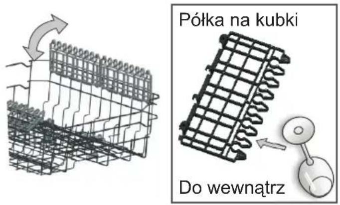 Półka na kubki Do wewnątrz