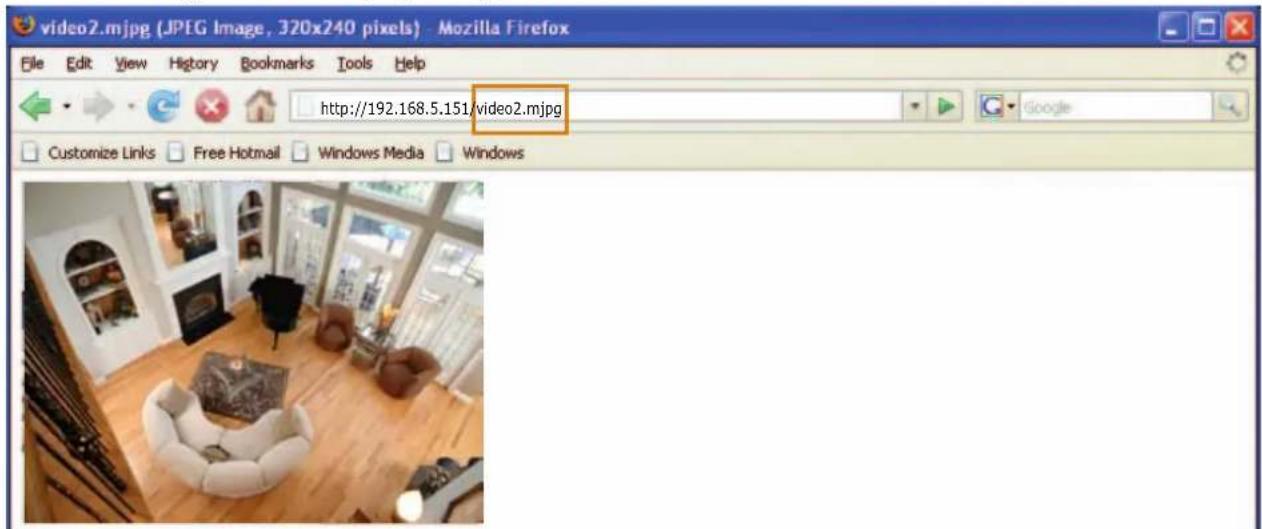 video2.mjpg (JPEG Image, 320x240 pixels) - Mozilla Firefox File Edit View History Bookmarks Tools Help http://192.168.5.151/video2.mjpg Customize Links Free Hotmail Windows Media Windows