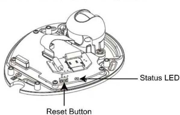 Status LED Reset Button