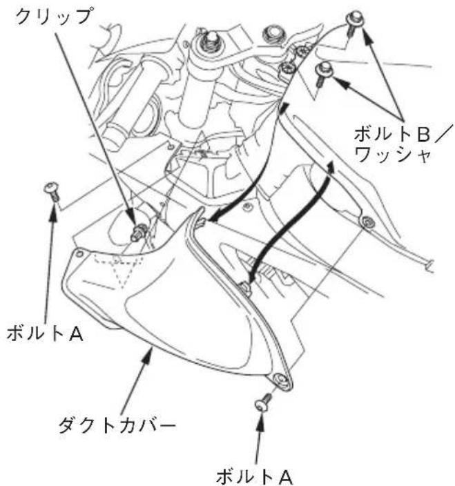 クリップ ボルトB/ ワッシャ ボルトA ダクトカバー ボルトA