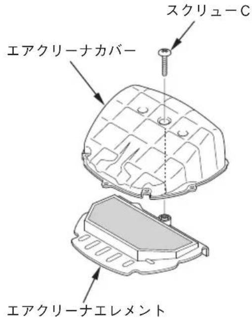 スクリューC エアクリーナカバー エアクリーナエレメント