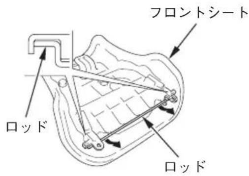 フロントシート ロッド ロッド