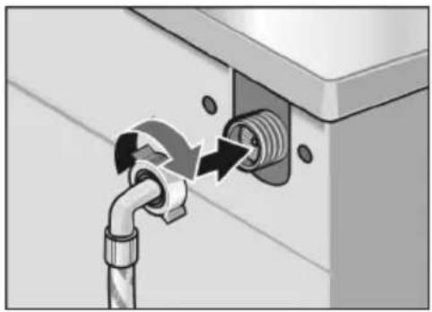 Diagram of a pipe fitting with arrows indicating flow direction (no text or symbols)