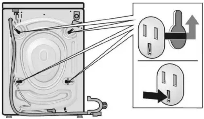 Diagram showing electrical socket installation with labeled components and wiring connections