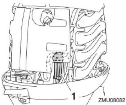YAMAHA FL115 (2020) - Sprawdzanie filtra paliwa - 1