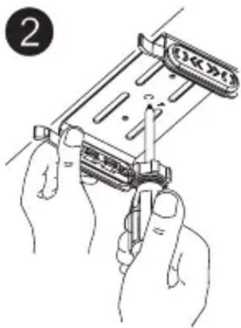 MIDLAND MicroMobile ORMXT115 - Installing the Mounting Bracket - 2