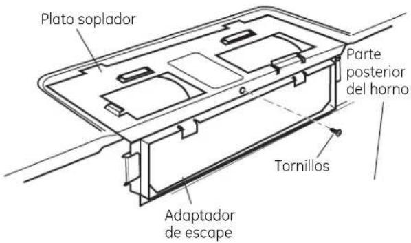 GE JVM1950SRSS - B4 CÓMO ADAPTAR EL SOPLADOR PARA EL ESCAPE POSTERIOR EXTERIOR - 10