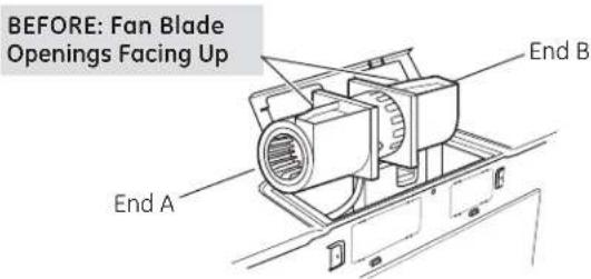 GE JVM1950SRSS - B4 ADAPTING BLOWER FOR OUTSIDE BACK EXHAUST - 2