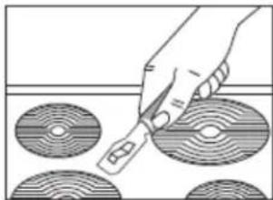 BAUMATIC BHI909TS.GWK - Using a induction hob scraper - 2