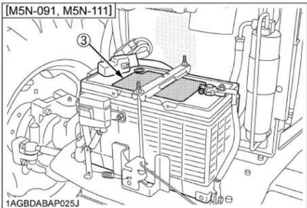 KUBOTA M5N-111HDCC24 - ATTENTION REFRIGERANT SOUS HAUTE PRESSION - 1
