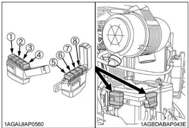 KUBOTA M5N-111HDCC24 - ■Replacing Slow-Blow Fuses - 1