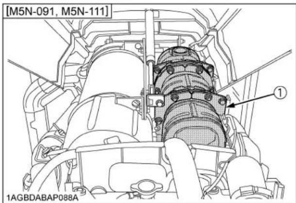 KUBOTA M5N-111HDCC24 - DIESEL PARTICULATE FILTER (DPF) MUFFLER - 2