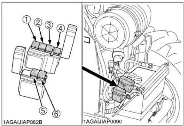 KUBOTA M5N-111HDCC24 - ■Replacing Slow-Blow Fuses - 3