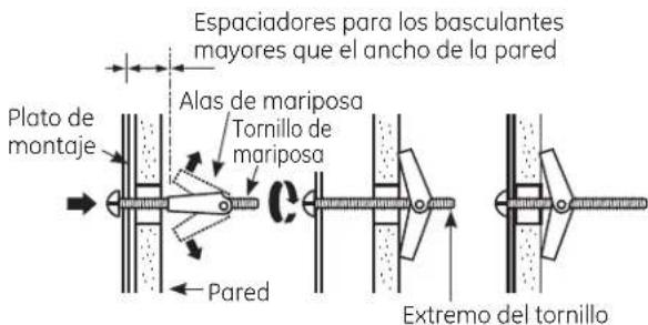 GE JNM1951DRBB - Para usar los tornillos basculantes: - 1