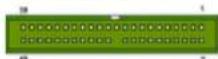ECS PF21 Extreme - IDE1 (IDE1 Connector, 40-1 pin, Green) - 1