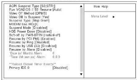 ECS PF21 Extreme - 3.3-5 Power Management Setup - 1