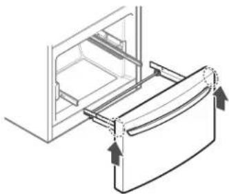 KENMORE 74102 - Removing The Freezer Drawer - 4