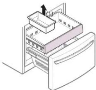 KENMORE 74102 - Removing The Freezer Drawer - 1