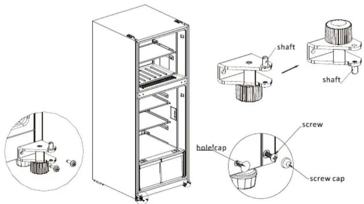 Seiki SC-372AU7TM - REVERSING THE DOOR (Cont.) - 2