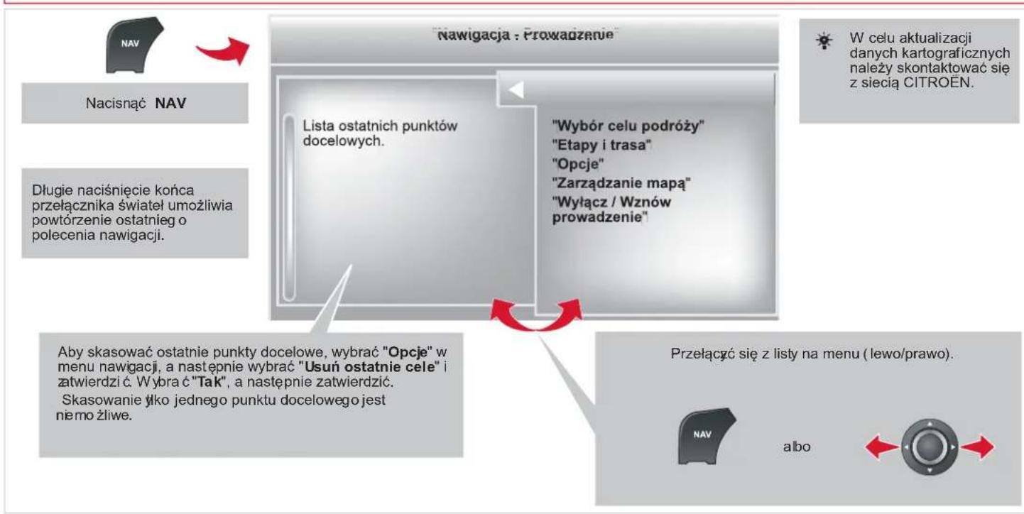 CITROEN DS5 (2011.5) - Dostęp do menu"NAWIGACJA" - 1