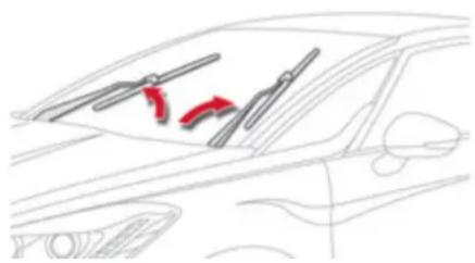 CITROEN DS5 (2011.5) - Przed demontażempióra wycieraczki przedniej szyby - 1