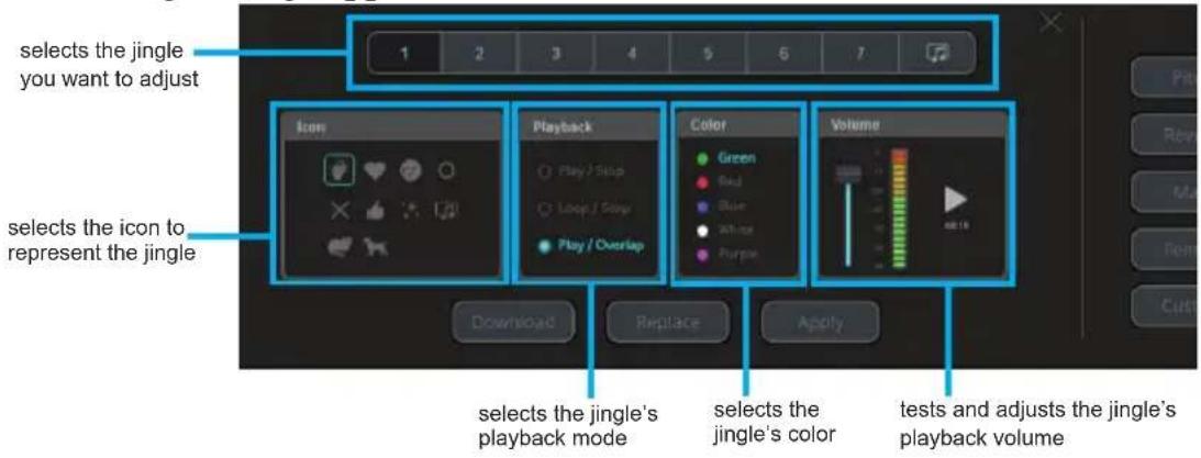 ATEN UC8000 - Adjusting a Jingle - 2