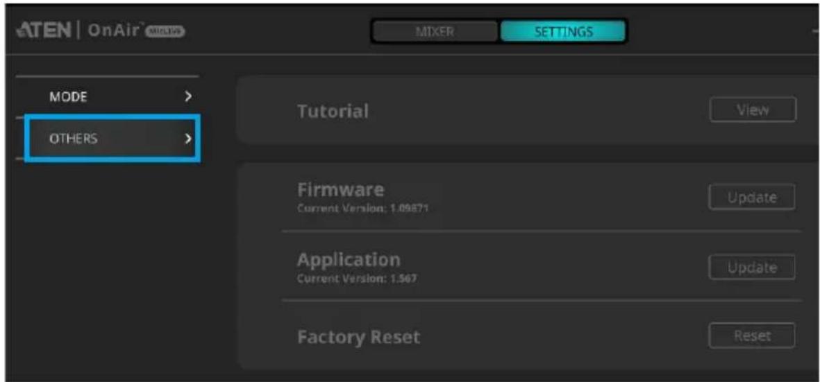ATEN UC8000 - Settings Page - 1