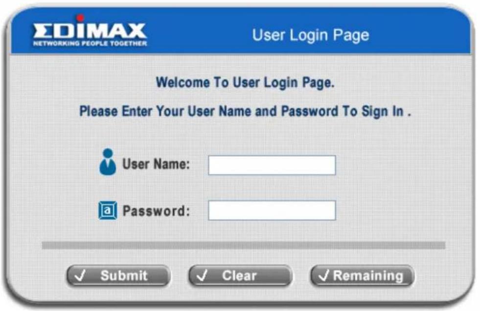 Edimax AC-M1000 - Login Page Selection for Users - 2