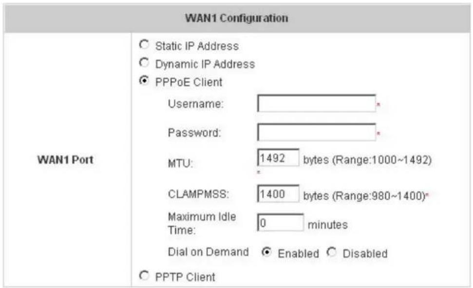 Edimax AC-M1000 - WAN1 Configuration - 2