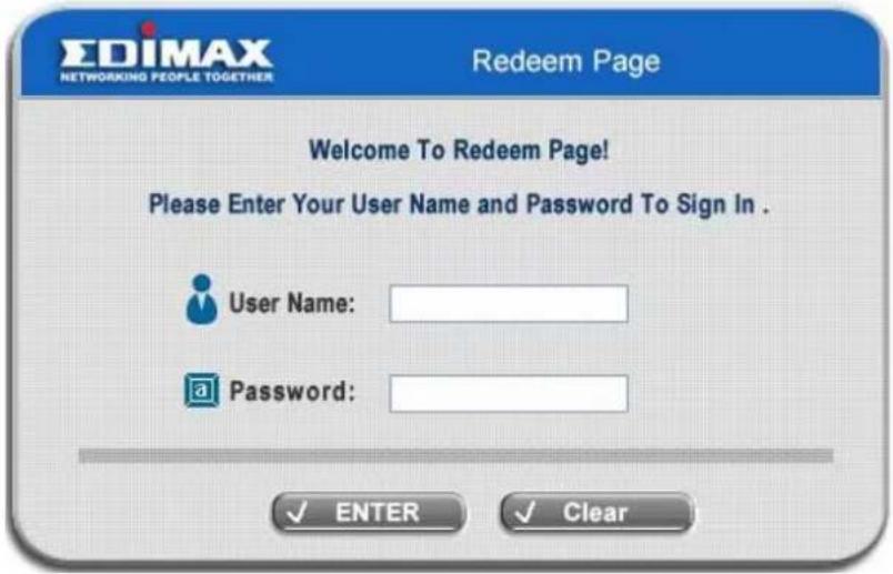 Edimax AC-M1000 - User Login Portal Page - 4